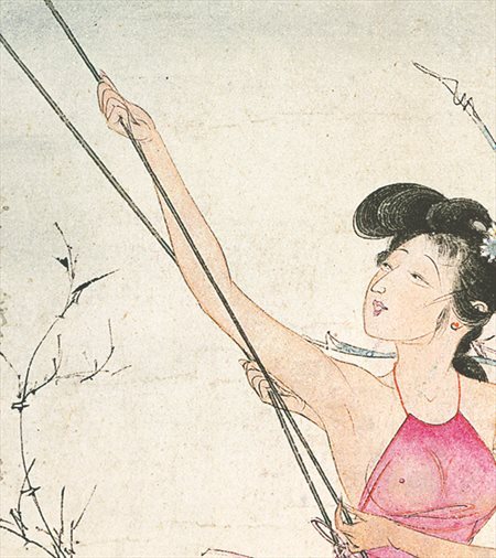 融水-胡也佛的仕女画和最知名的金瓶梅秘戏图